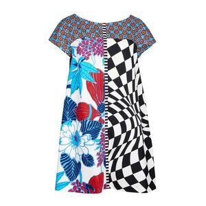 Max Mara Weekend Trento Dress Shift Short Sleeve T Shirt Round Neck Cotton L